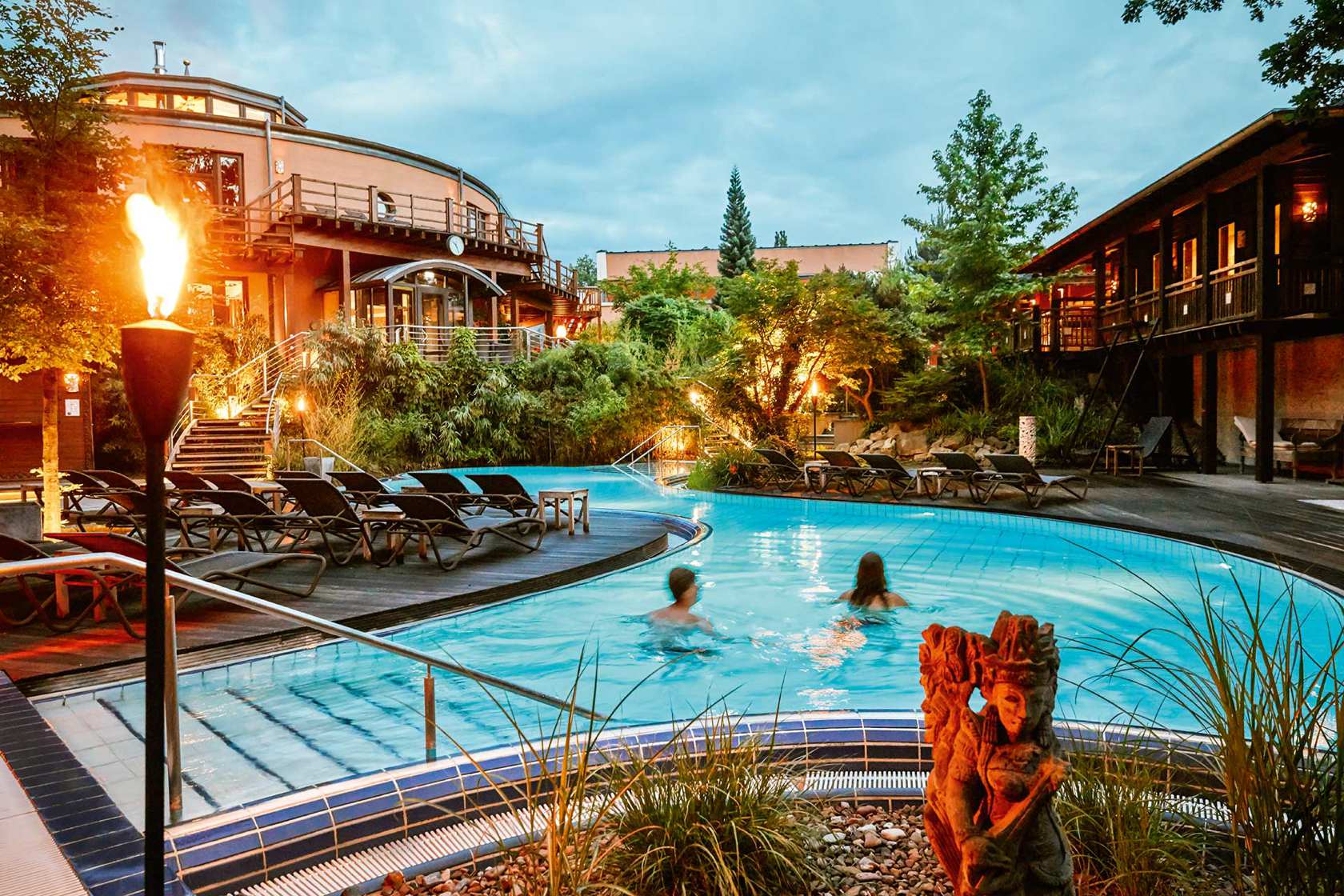 Wellnessbereich der Bali Therme